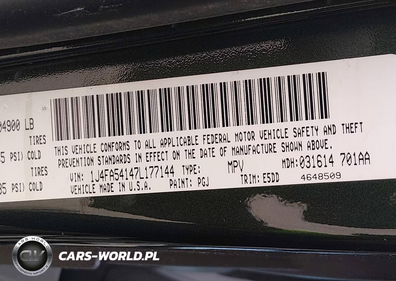 2007 Jeep Wrangler Sahara VIN:1J4FA54147L177144 - 9