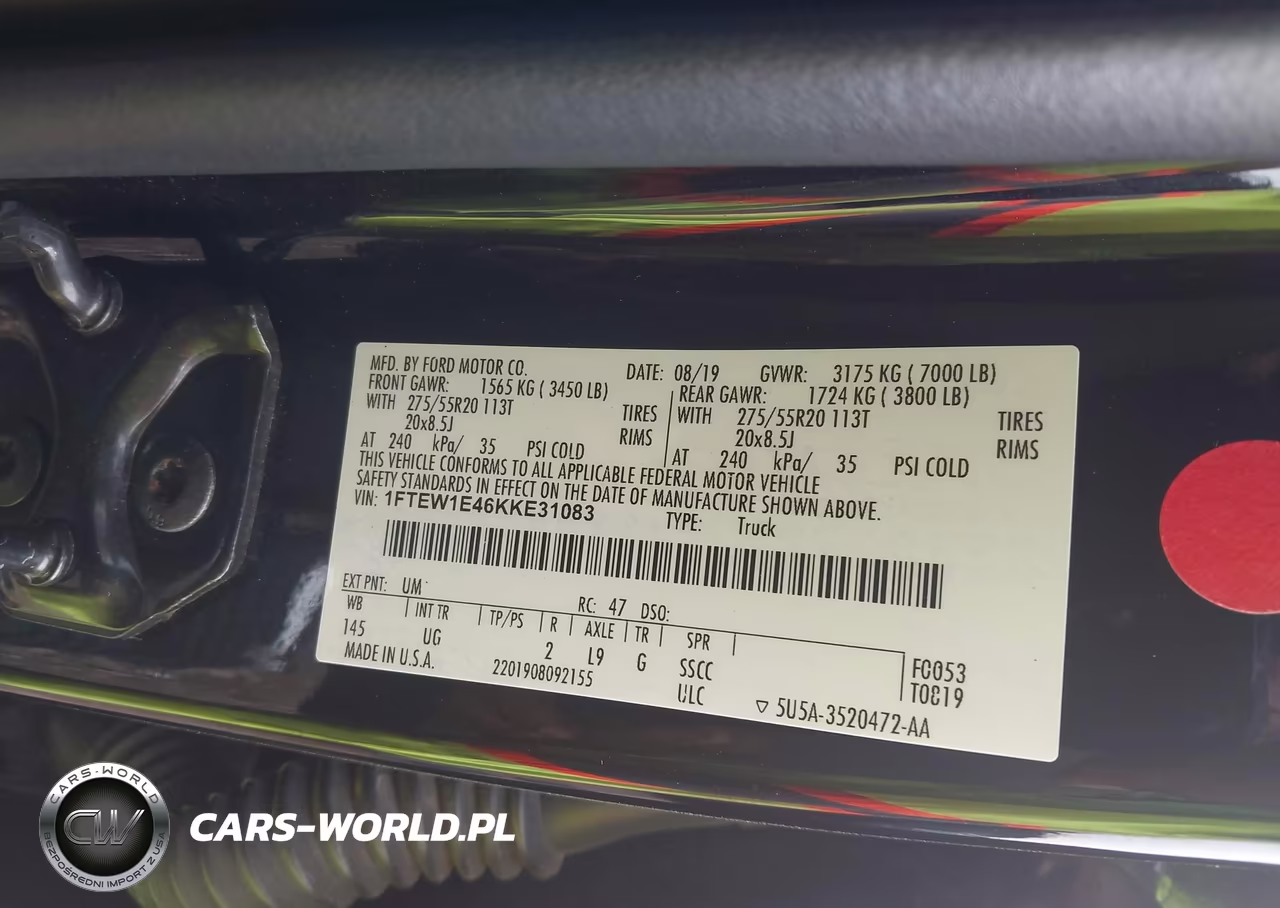 2019 Ford F-150 Xlt VIN:1FTEW1E46KKE31083 - 9