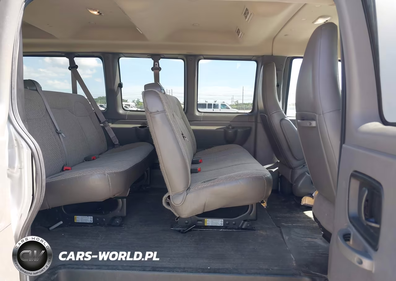 2023 Chevrolet Express Passenger Rwd 3500 Extended Wheelbase Ls VIN:1GAZGNFP6P1115283 - 8
