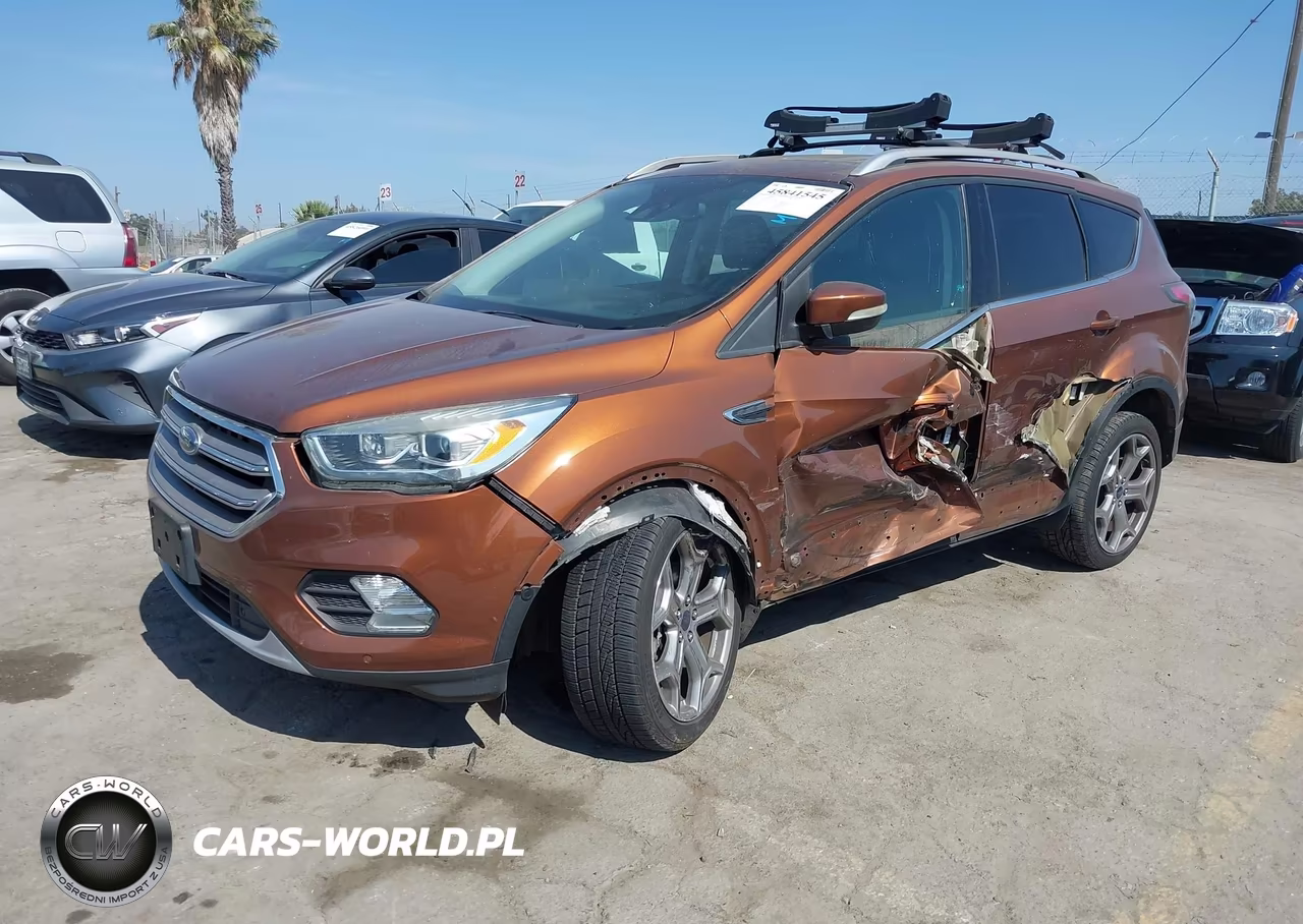 2017 Ford Escape Titanium VIN:1FMCU9J99HUA10707 - 2