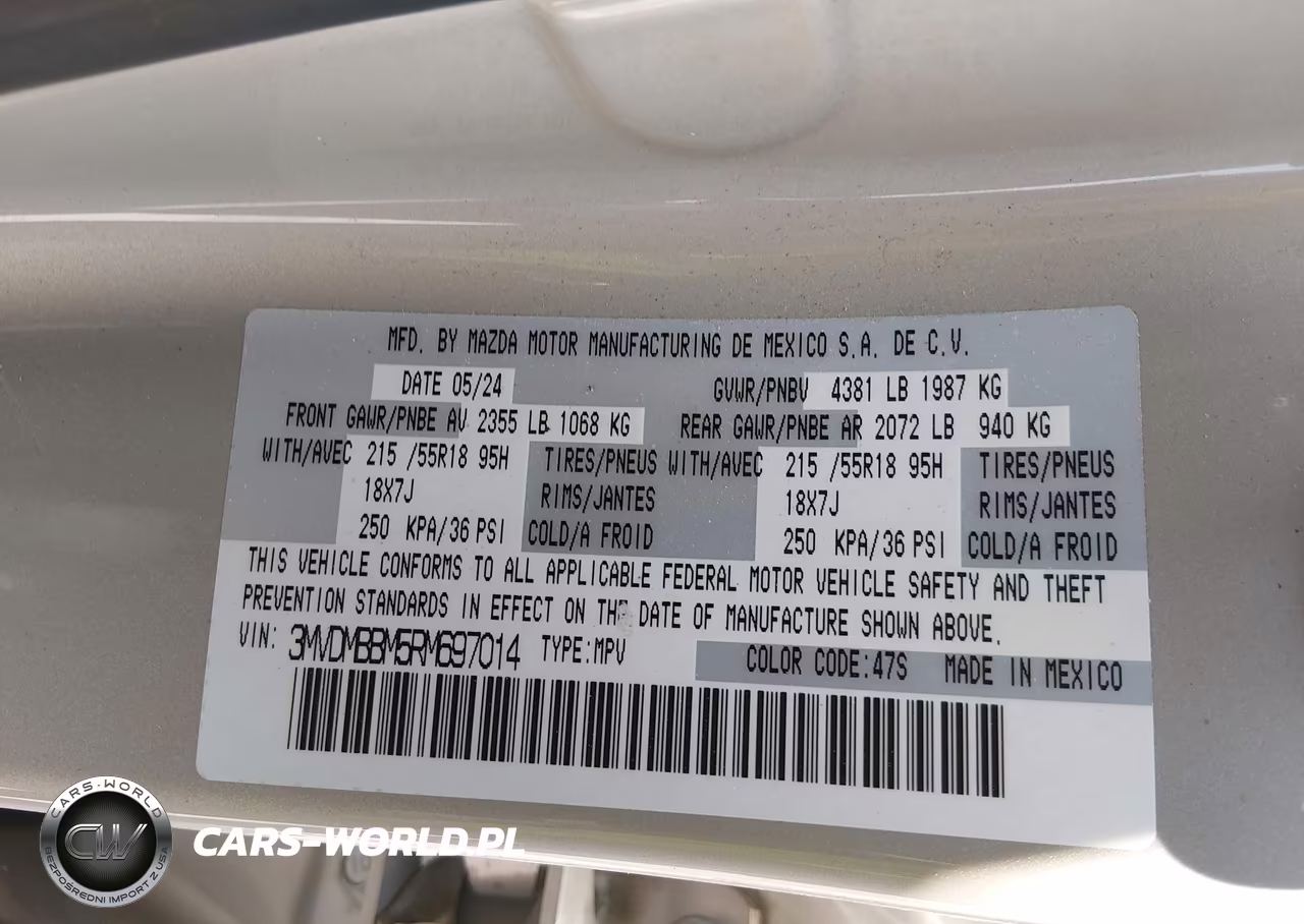 2024 Mazda Cx-30 2.5 S Select Sport VIN:3MVDMBBM5RM697014 - 9