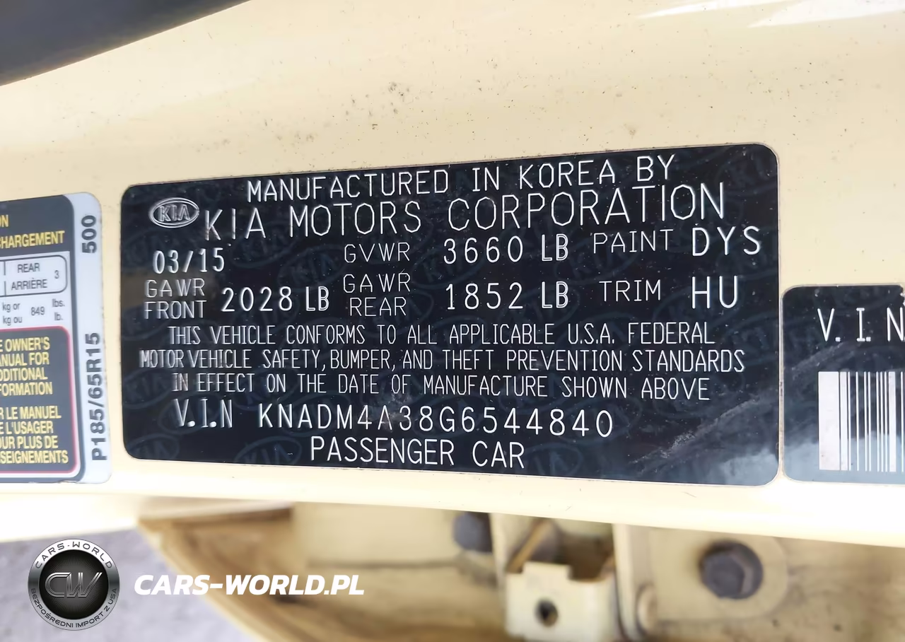 2016 Kia Rio Lx VIN:KNADM4A38G6544840 - 9