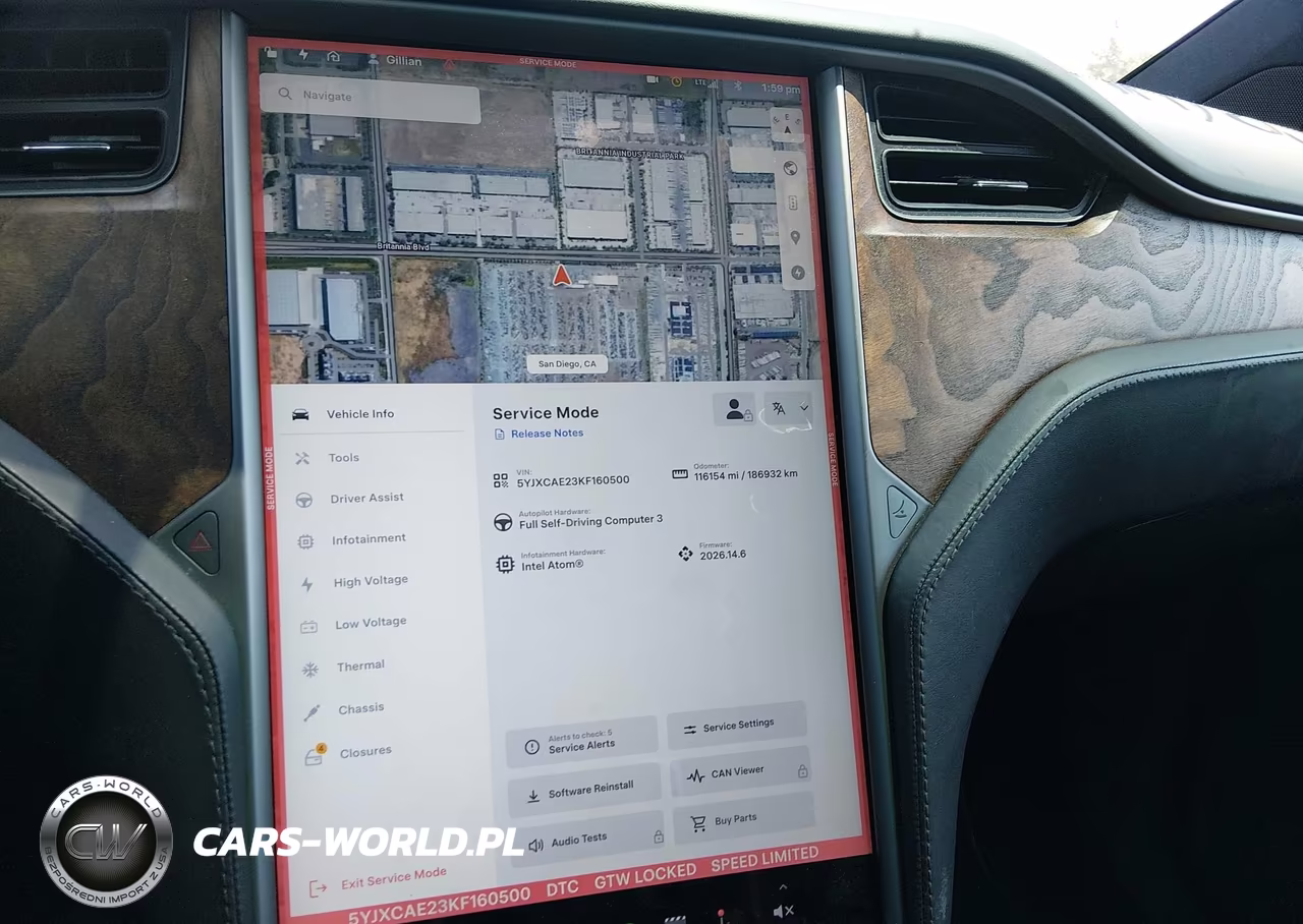 2019 Tesla Model X 100D-75D-Long Range VIN:5YJXCAE23KF160500 - 19