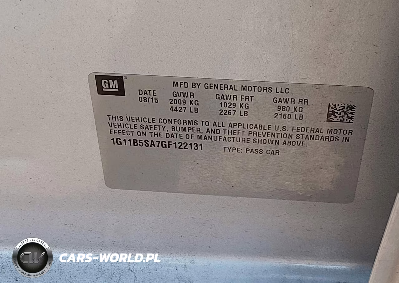 2016 Chevrolet Malibu Limited Ls VIN:1G11B5SA7GF122131 - 9