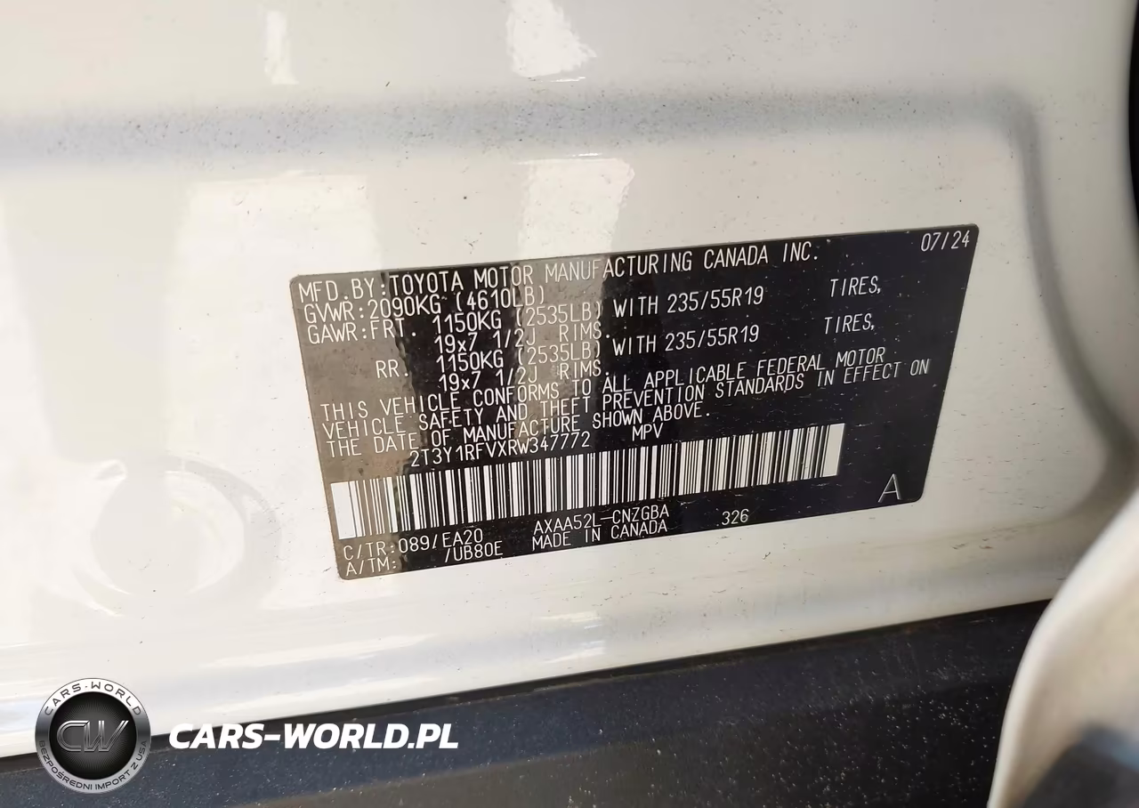 2024 Toyota Rav4 Limited VIN:2T3Y1RFVXRW347772 - 9