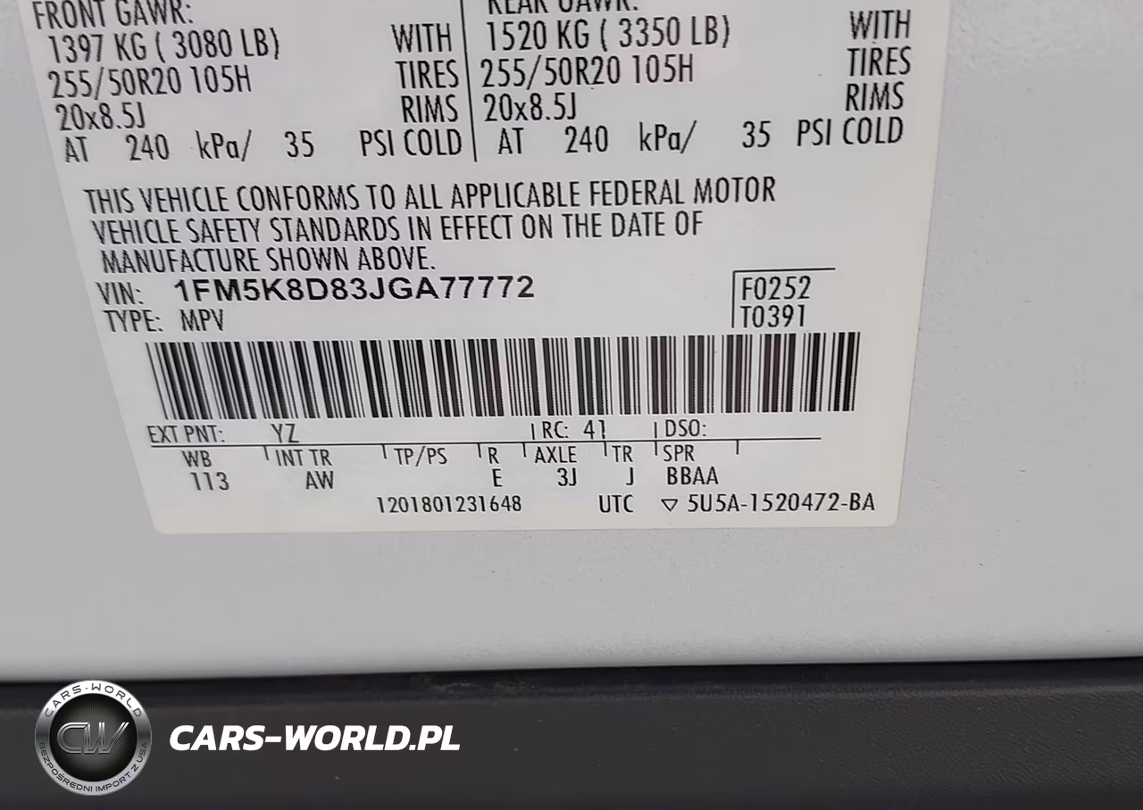 2018 Ford Explorer Xlt VIN:1FM5K8D83JGA77772 - 9
