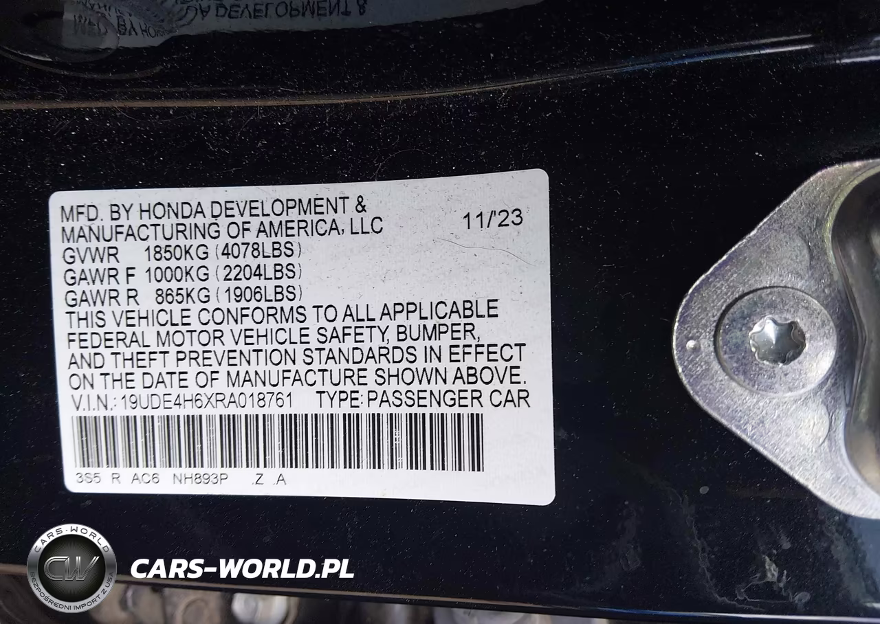 2024 Acura Integra A-Spec Technology VIN:19UDE4H6XRA018761 - 9