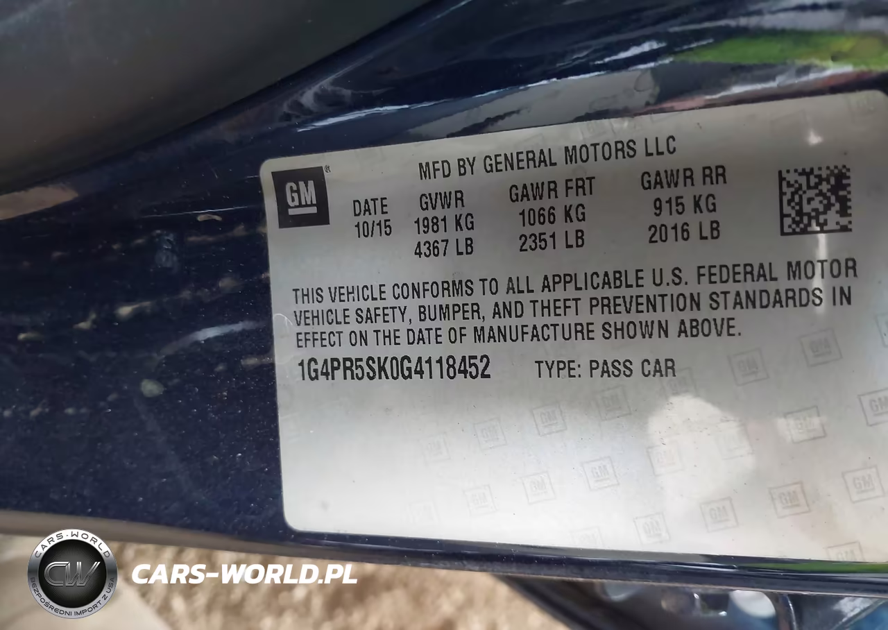 2016 Buick Verano Convenience Group VIN:1G4PR5SK0G4118452 - 9