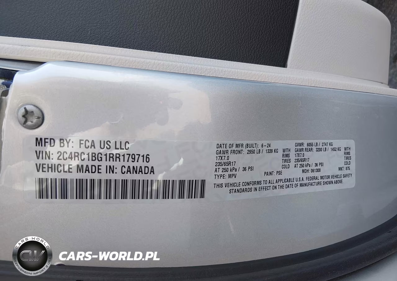 2024 Chrysler Pacifica Touring L VIN:2C4RC1BG1RR179716 - 9