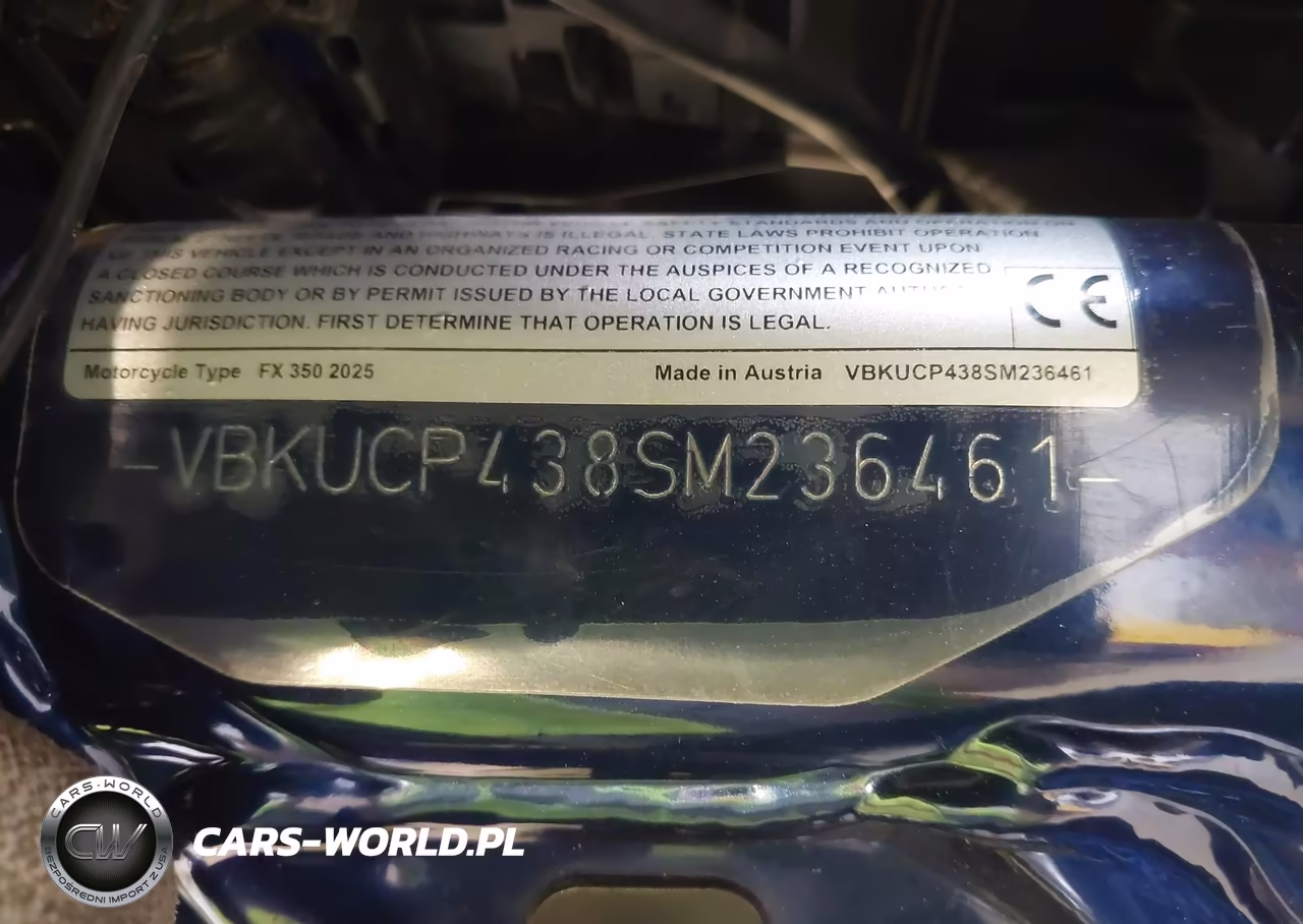 2025 Husqvarna Fx 350 VIN:VBKUCP438SM236461 - 10