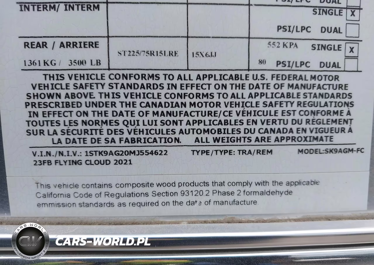2021 Airstream Other VIN:1STK9AG20MJ554622 - 9