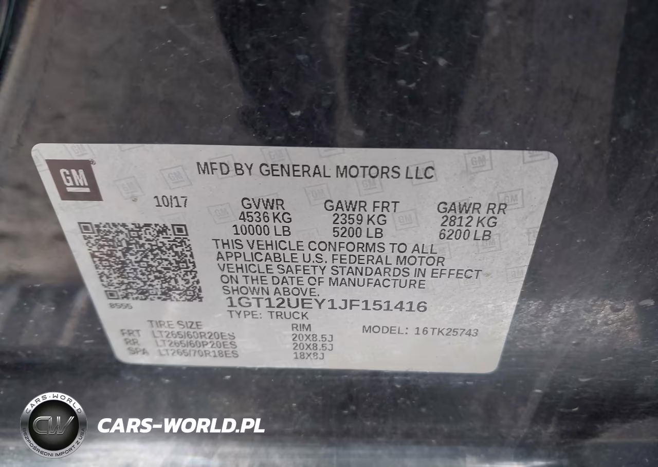 2018 GMC Sierra 2500Hd Denali VIN:1GT12UEY1JF151416 - 9