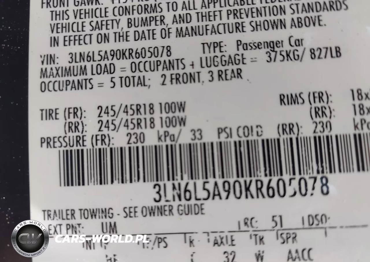 2019 Lincoln Mkz Standard VIN:3LN6L5A90KR605078 - 9