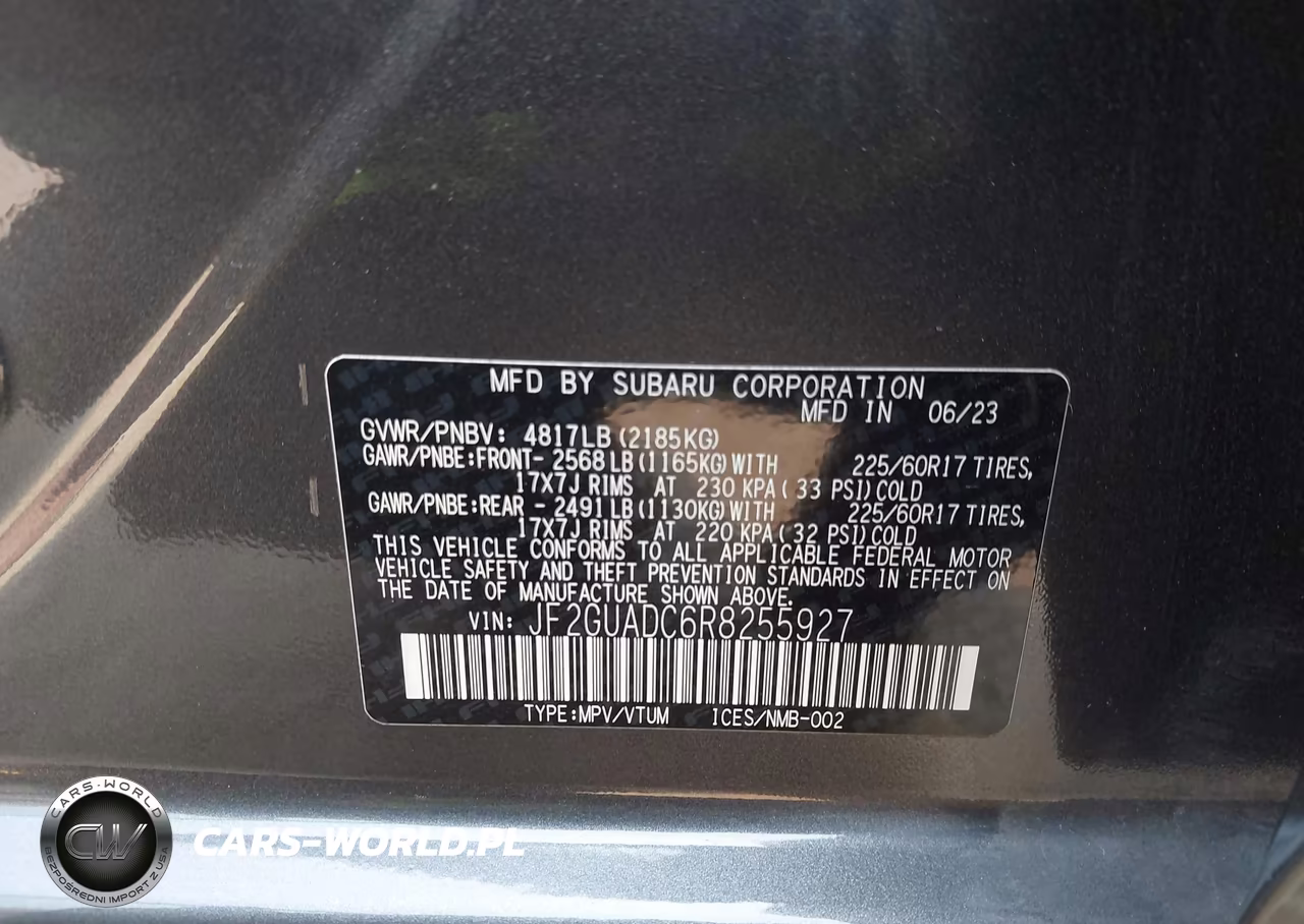 2024 Subaru Crosstrek Premium VIN:JF2GUADC6R8255927 - 9