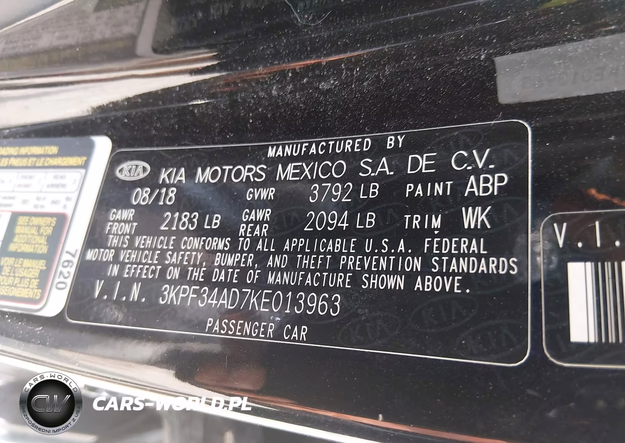 2019 Kia Forte S VIN:3KPF34AD7KE013963 - 9