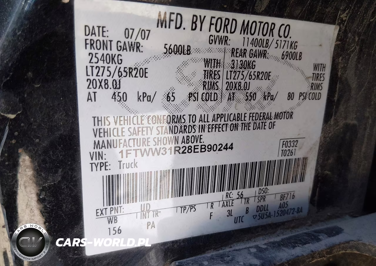 2008 Ford F-350 Fx4-Harley-Davidson-King Ranch-Lariat-Xl-Xlt VIN:1FTWW31R28EB90244 - 8