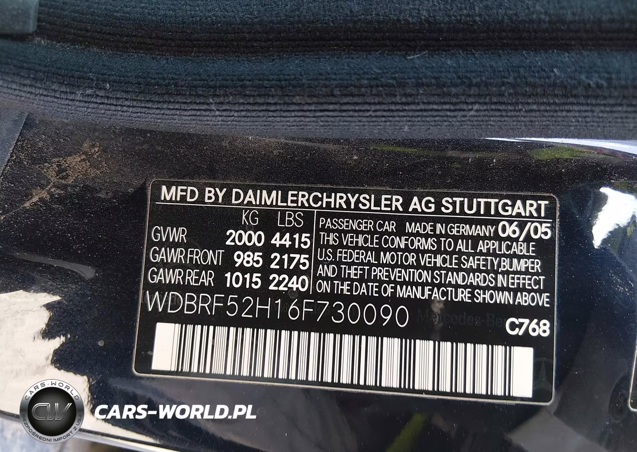 2006 Mercedes-Benz C 230 Sport VIN:WDBRF52H16F730090 - 9
