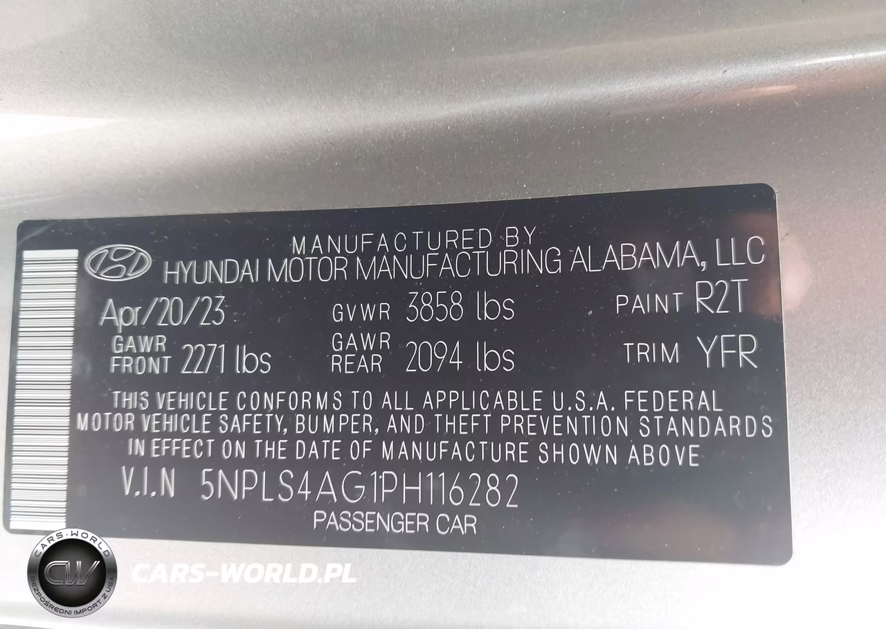 2023 Hyundai Elantra Sel VIN:5NPLS4AG1PH116282 - 9