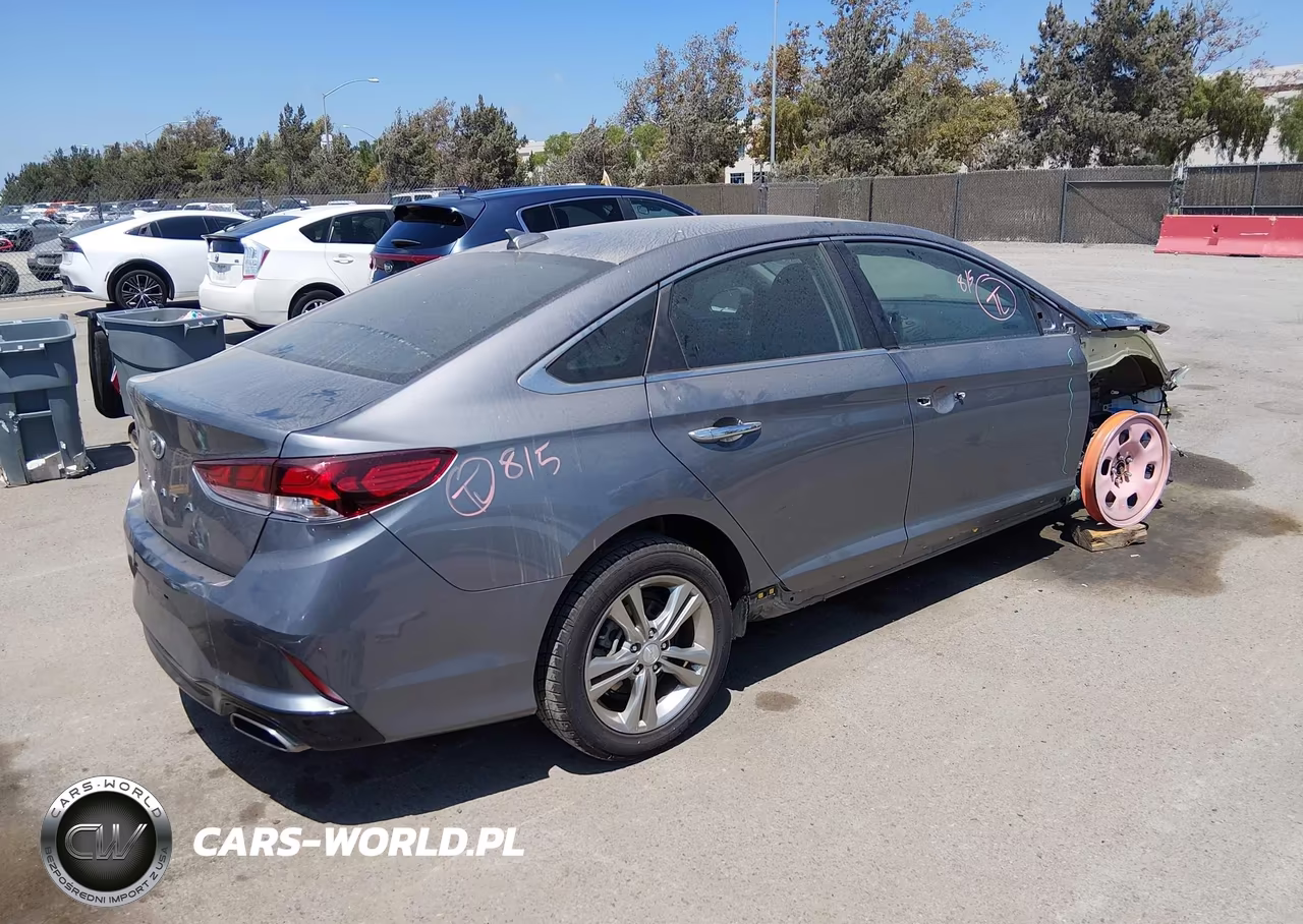 2019 Hyundai Sonata Sel VIN:5NPE34AF7KH770273 - 4
