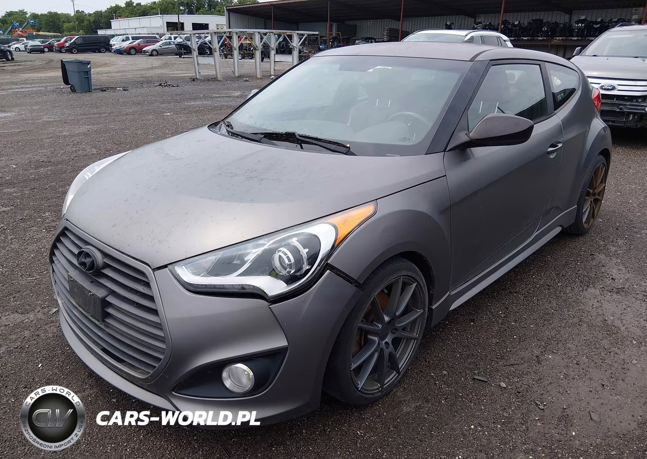 2016 Hyundai Veloster Turbo VIN:KMHTC6AE0GU262651 - 2