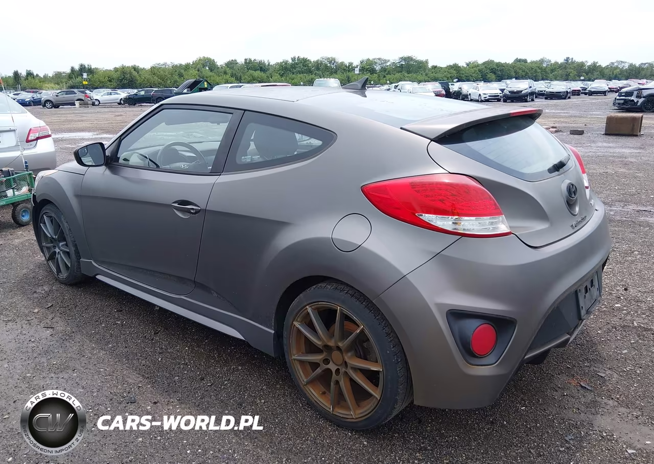 2016 Hyundai Veloster Turbo VIN:KMHTC6AE0GU262651 - 3