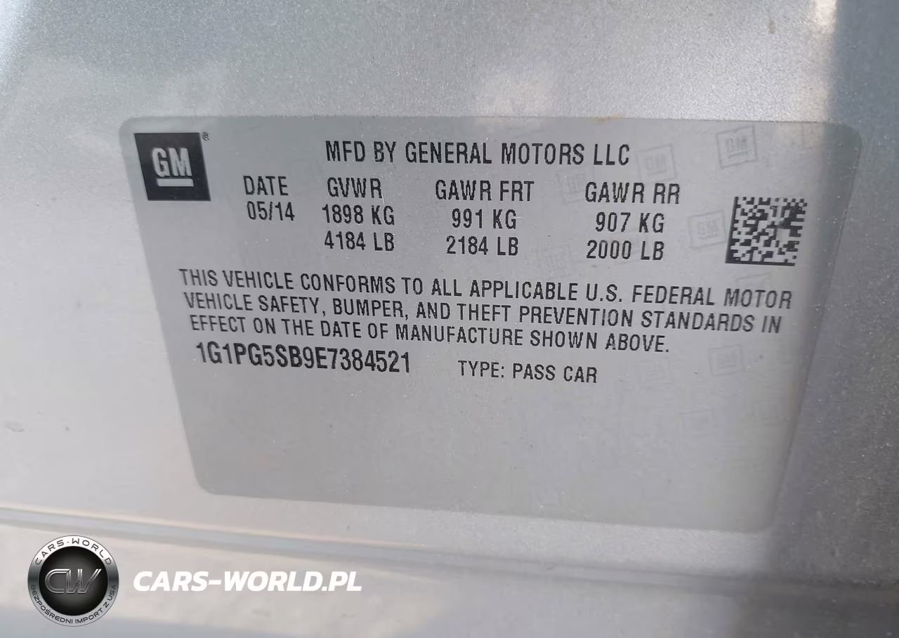 2014 Chevrolet Cruze Ltz VIN:1G1PG5SB9E7384521 - 9