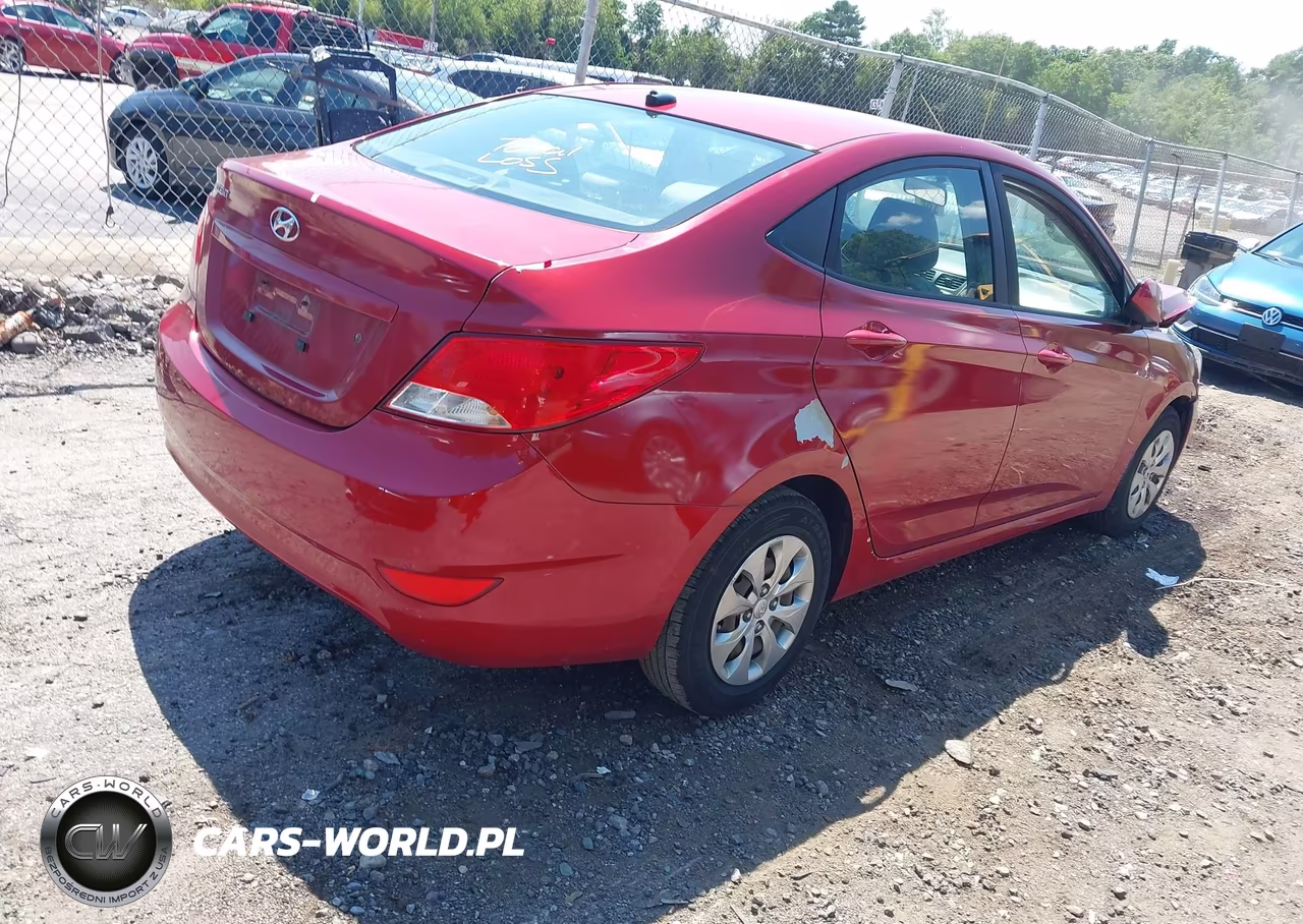 2017 Hyundai Accent Se VIN:KMHCT4AE3HU376097 - 4