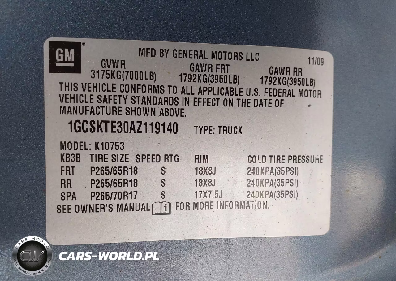 2010 Chevrolet Silverado 1500 Ltz VIN:1GCSKTE30AZ119140 - 9