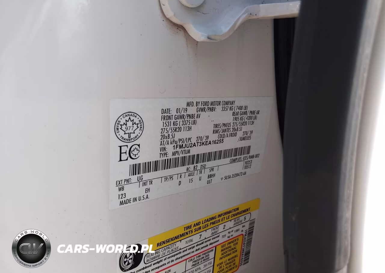 2019 Ford Expedition Limited VIN:1FMJU2AT3KEA16255 - 9