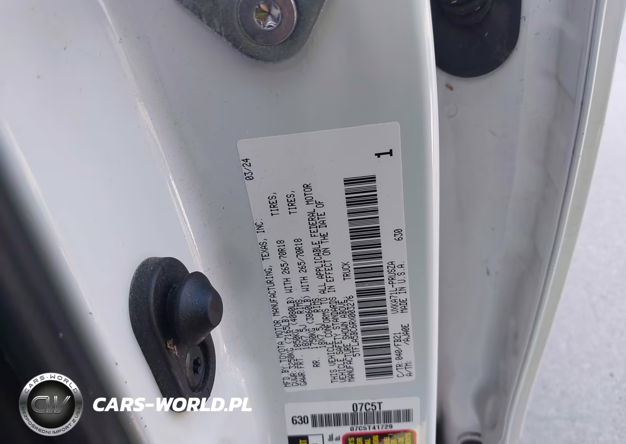 2024 Toyota Tundra Sr5 VIN:5TFLA5BC6RX003276 - 9