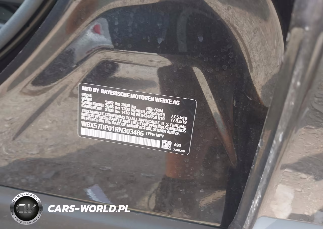 2024 BMW X3 xDrive30I VIN:WBX57DP01RN303466 - 9