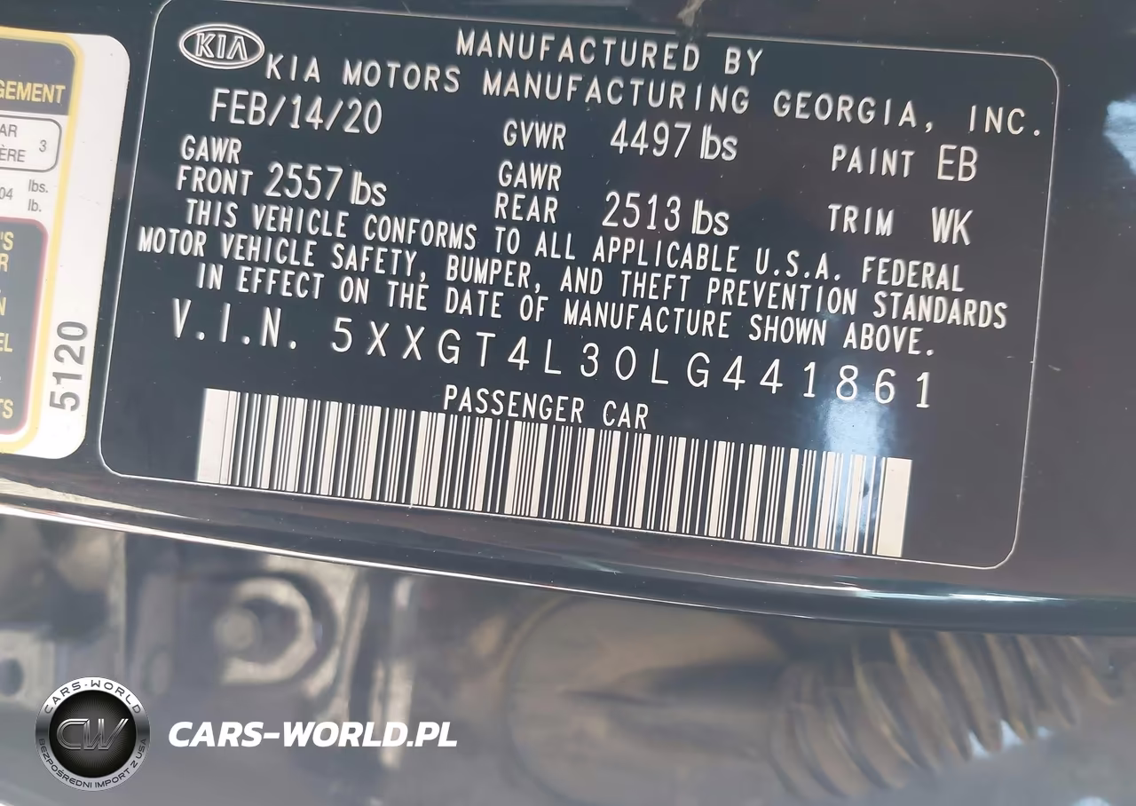 2020 Kia Optima Lx VIN:5XXGT4L30LG441861 - 9