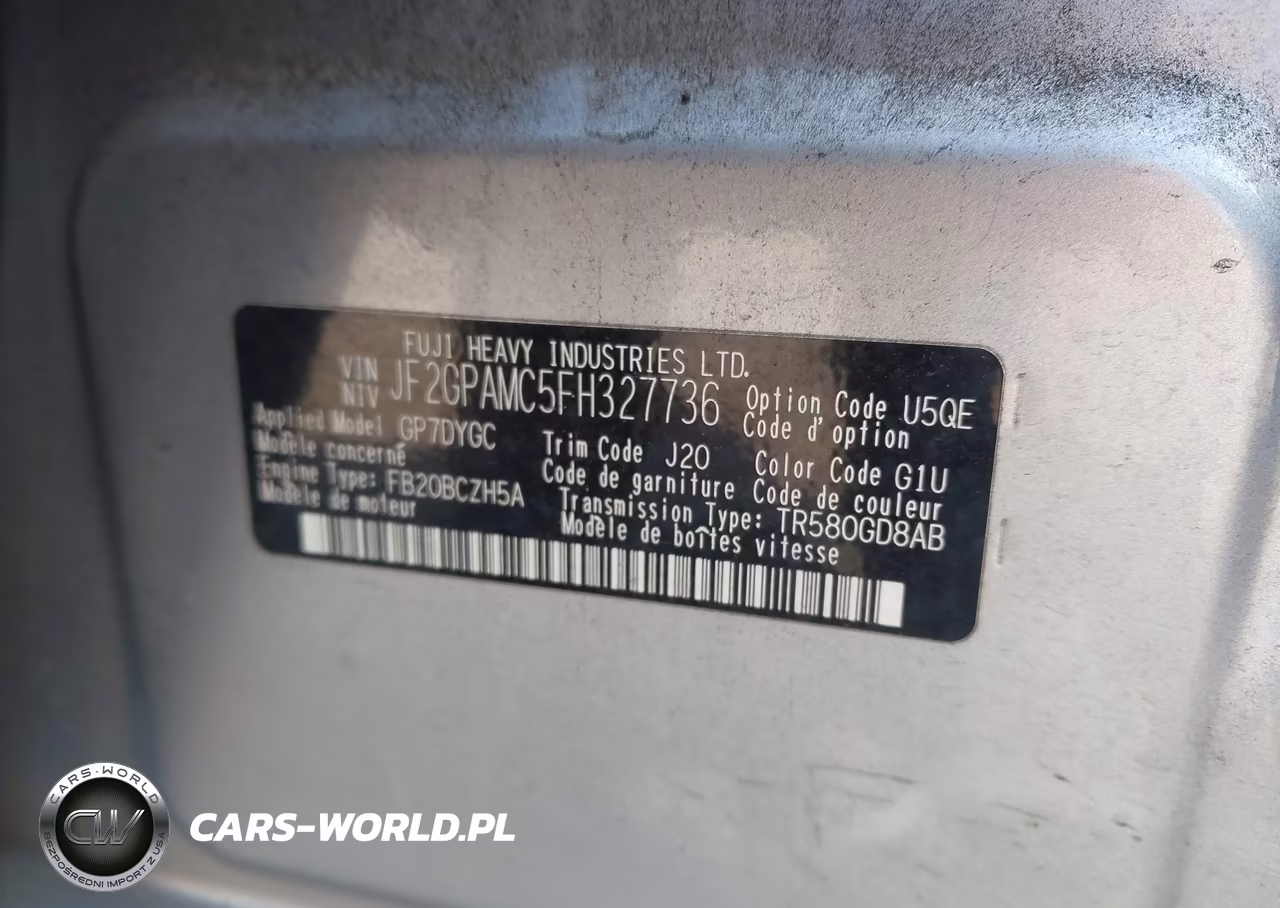 2015 Subaru Xv Crosstrek 2.0I Limited VIN:JF2GPAMC5FH327736 - 9