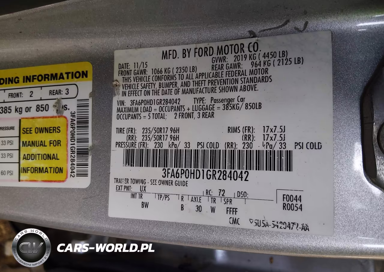2016 Ford Fusion Se VIN:3FA6P0HD1GR284042 - 9