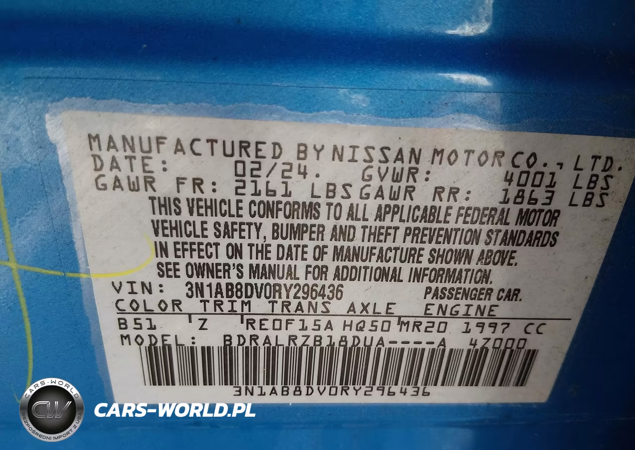 2024 Nissan Sentra Sr Xtronic Cvt VIN:3N1AB8DV0RY296436 - 9