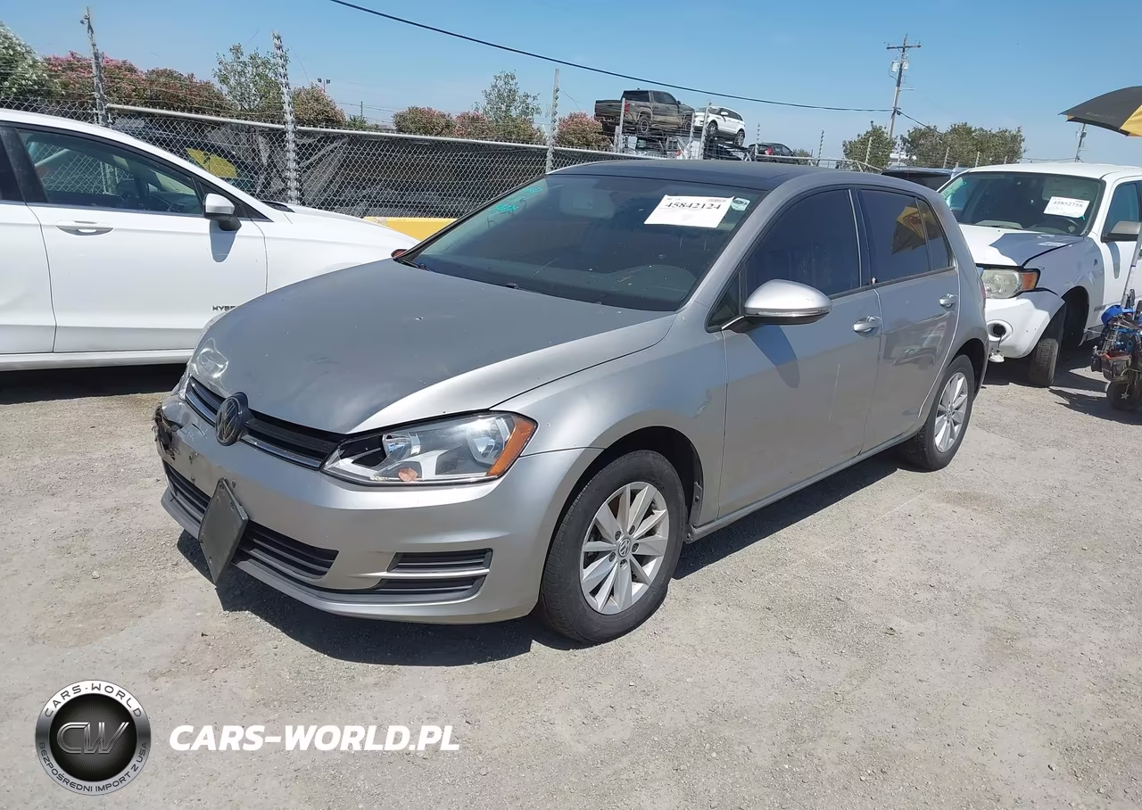 2016 Volkswagen Golf Tsi S 4-Door VIN:3VW217AU8GM020517 - 2
