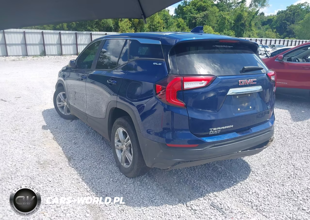 2022 GMC Terrain Fwd Sle VIN:3GKALMEV6NL166965 - 3