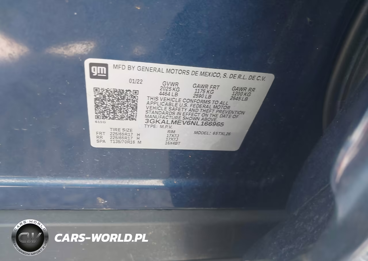 2022 GMC Terrain Fwd Sle VIN:3GKALMEV6NL166965 - 9
