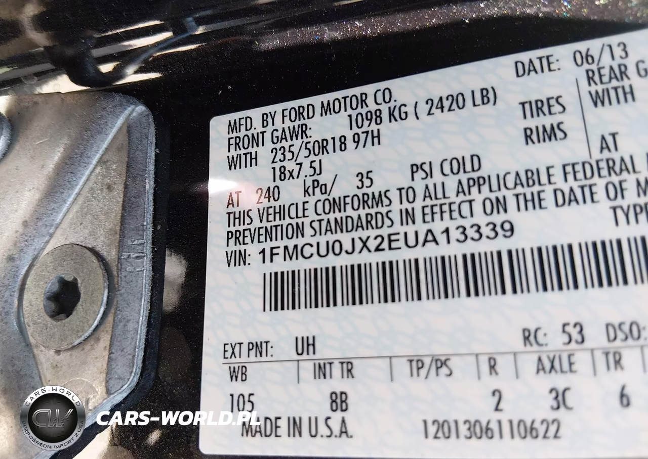 2014 Ford Escape Titanium VIN:1FMCU0JX2EUA13339 - 9