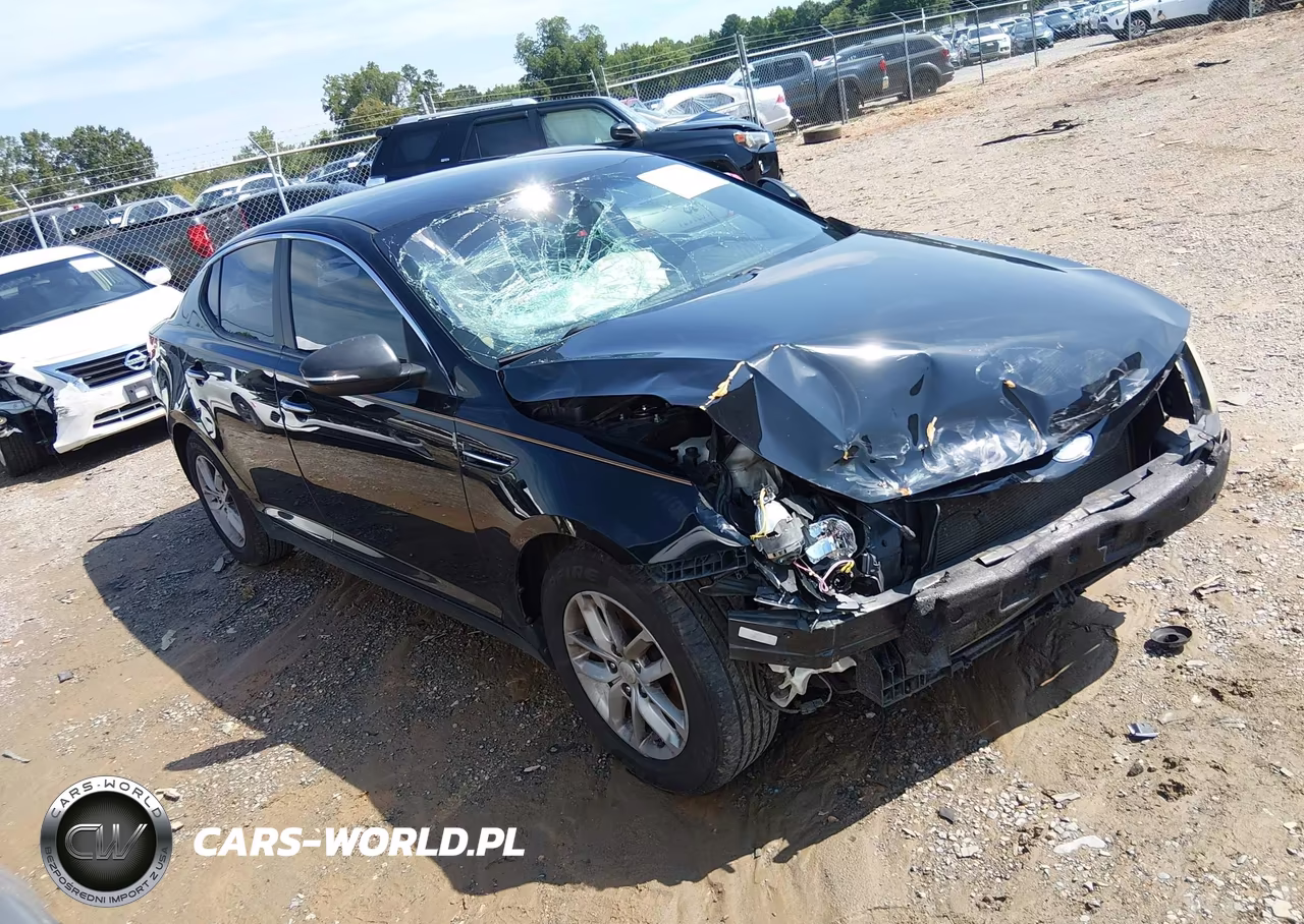 2013 Kia Optima Lx VIN:5XXGM4A7XDG186995 - 1