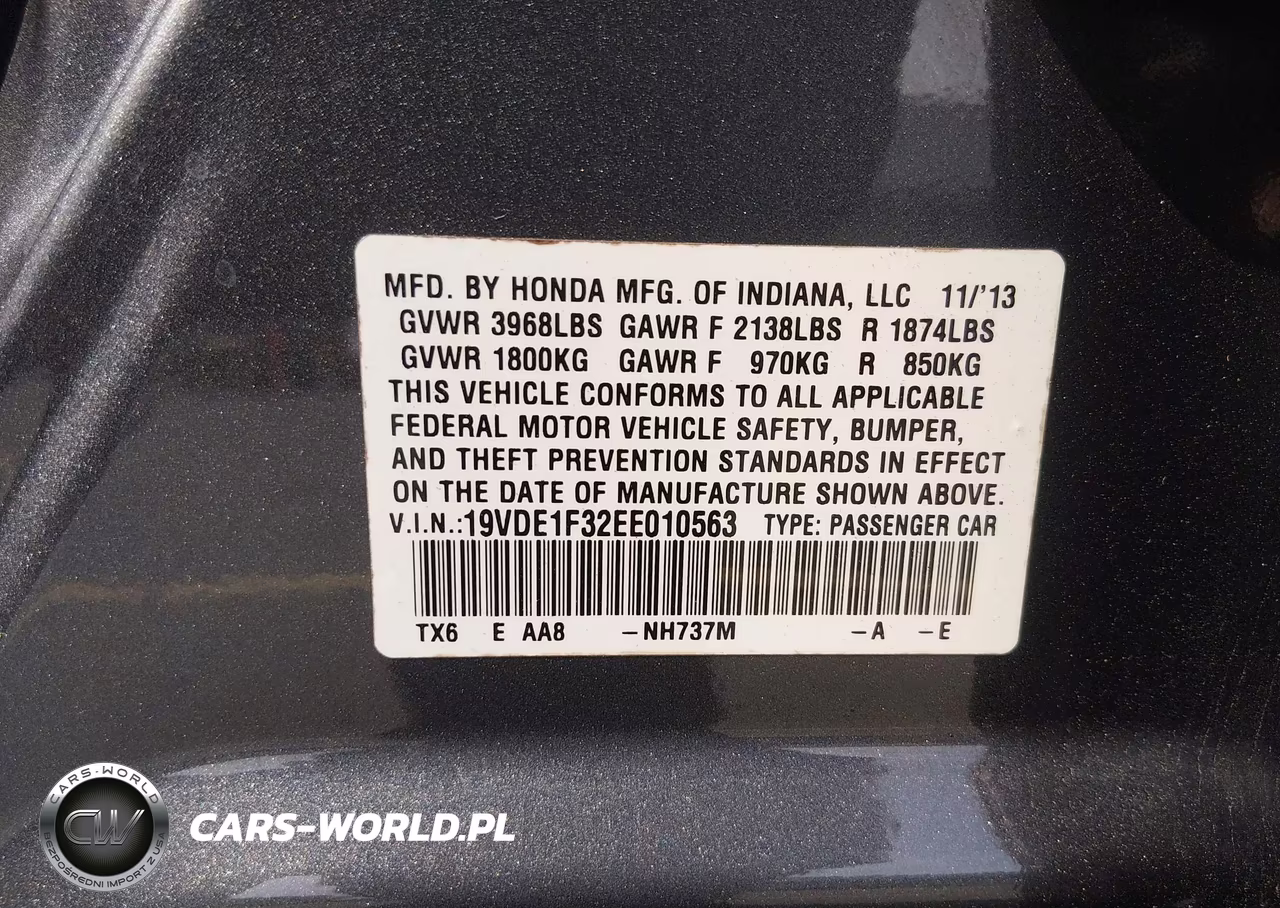 2014 Acura Ilx 2.0L VIN:19VDE1F32EE010563 - 9