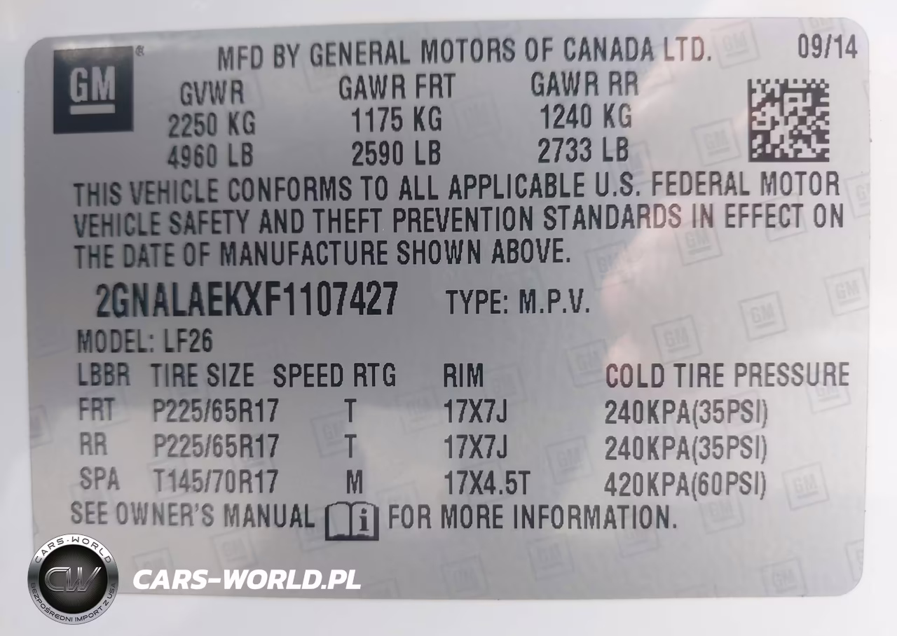 2015 Chevrolet Equinox Ls VIN:2GNALAEKXF1107427 - 9