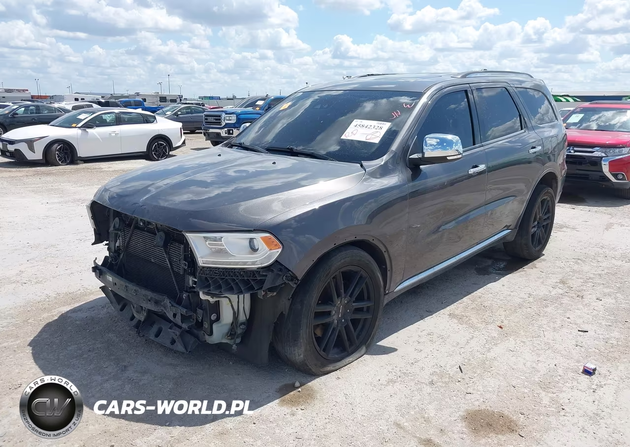 2017 Dodge Durango Citadel Awd VIN:1C4SDJET8HC766624 - 2