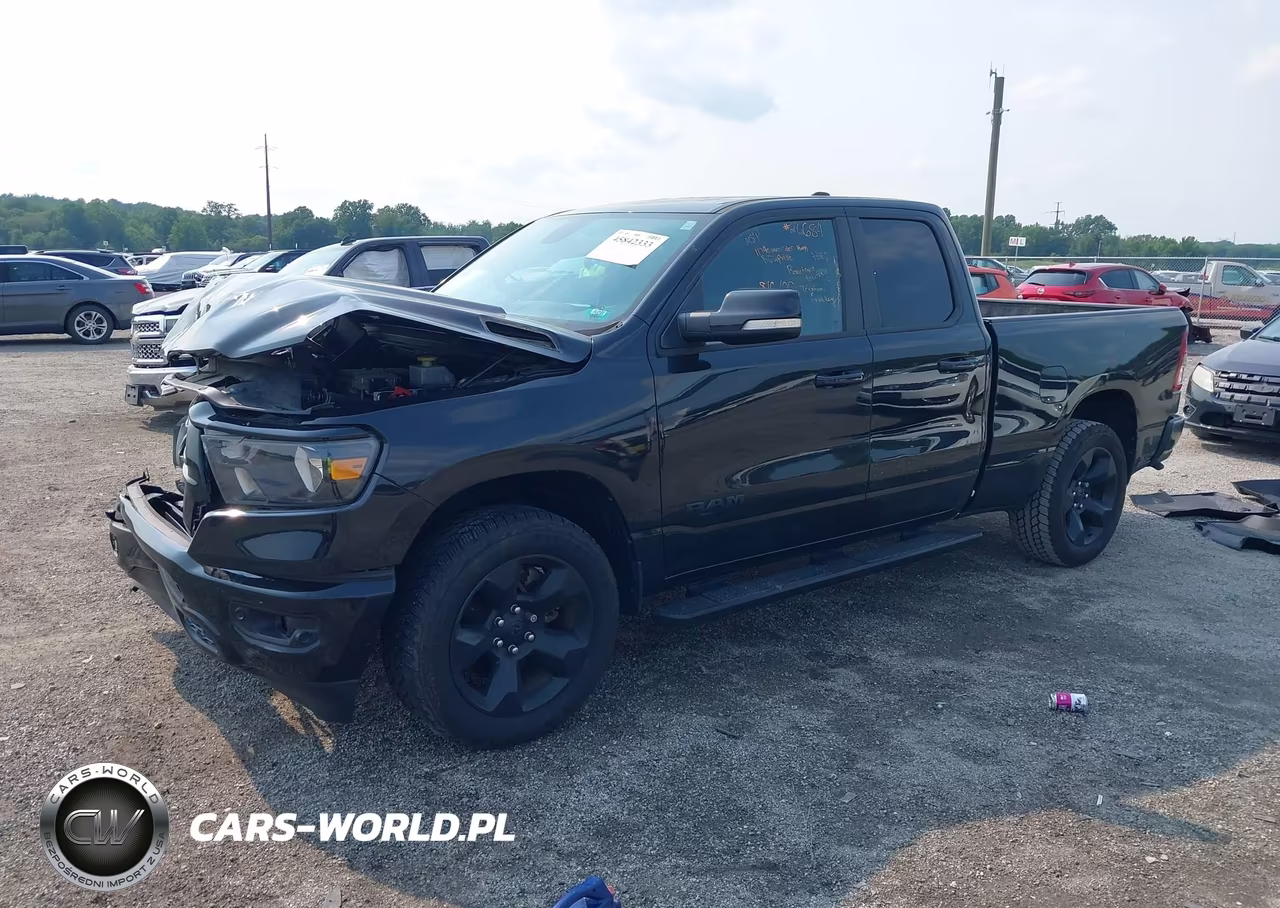 2019 Ram 1500 Big Horn-Lone Star 4X4 6'4 Box VIN:1C6SRFBTXKN892733 - 2