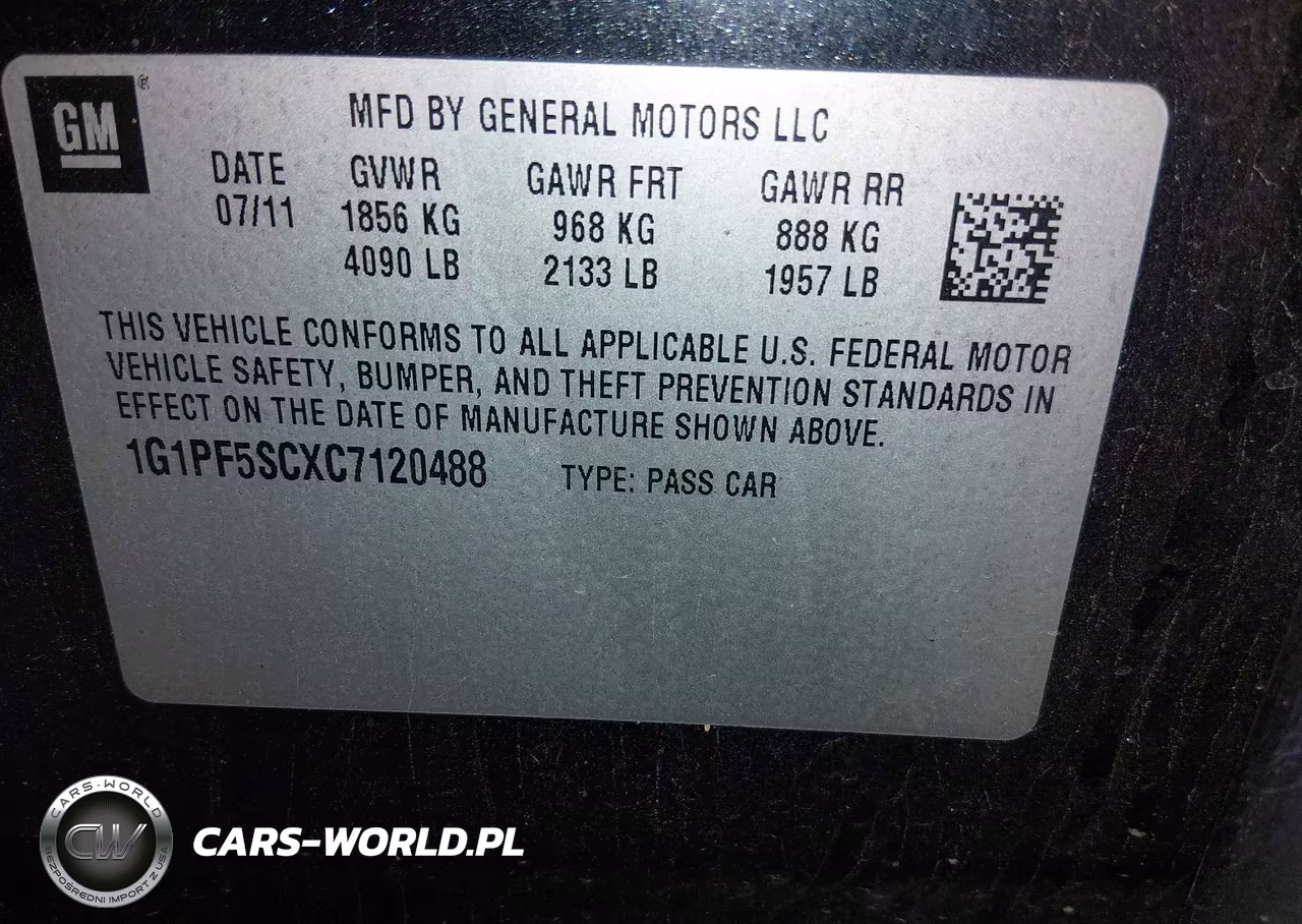 2012 Chevrolet Cruze 1Lt VIN:1G1PF5SCXC7120488 - 9