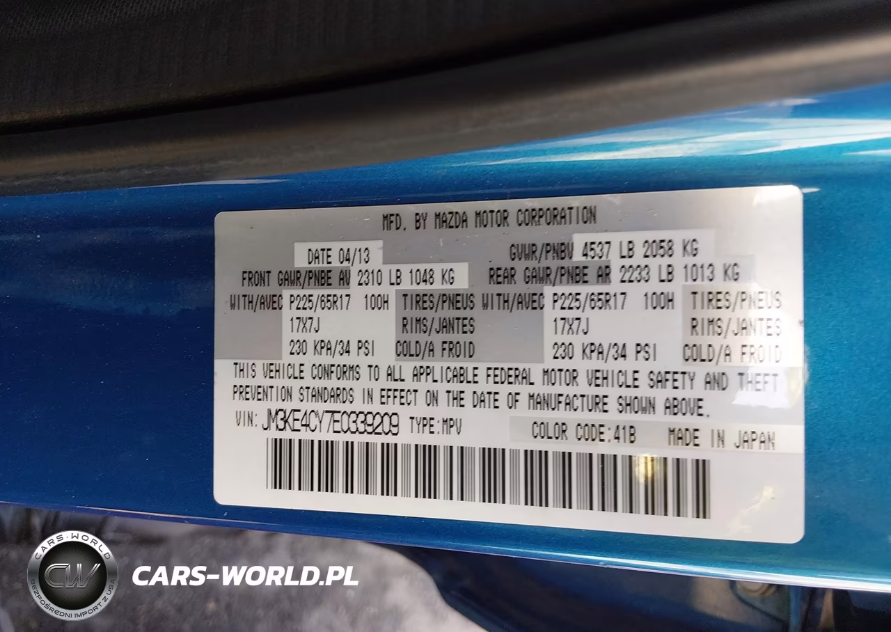 2014 Mazda Cx-5 Touring VIN:JM3KE4CY7E0339209 - 9