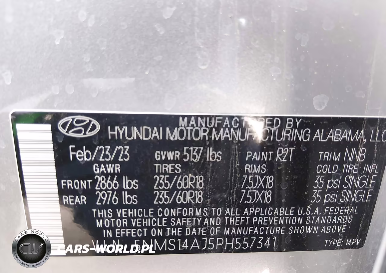 2023 Hyundai Santa Fe Se VIN:5NMS14AJ5PH557341 - 9