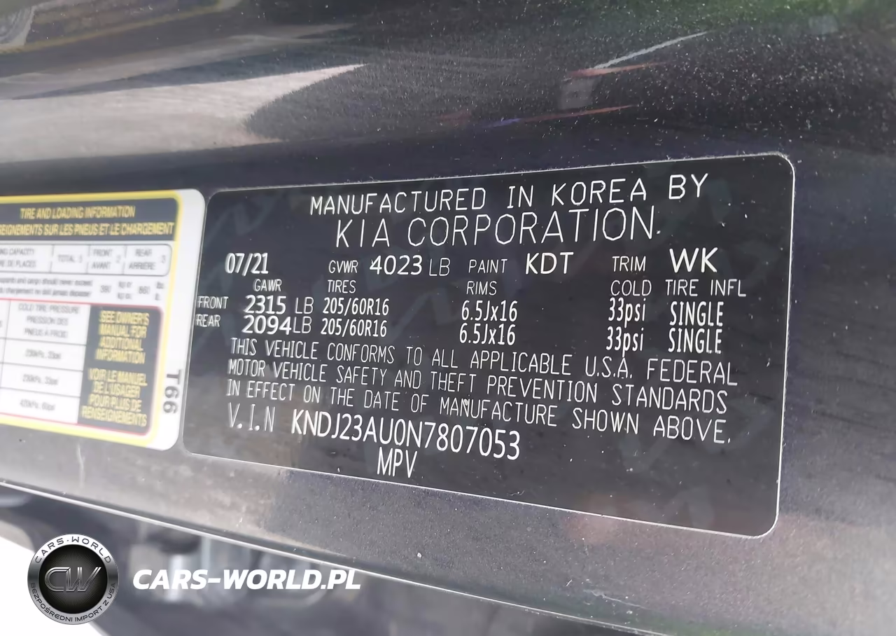 2022 Kia Soul Lx VIN:KNDJ23AU0N7807053 - 9