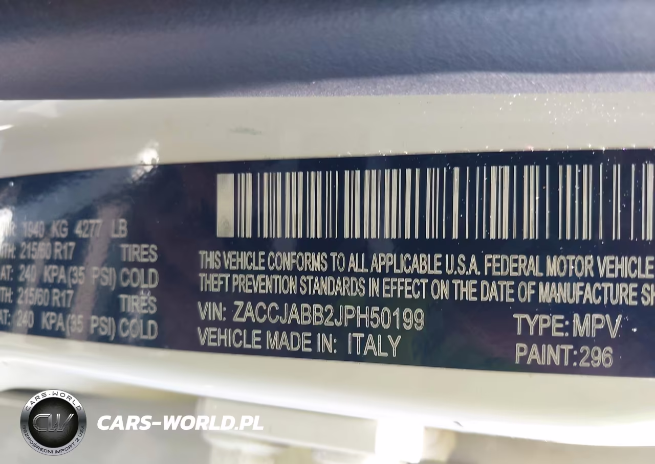 2018 Jeep Renegade Latitude Fwd VIN:ZACCJABB2JPH50199 - 9