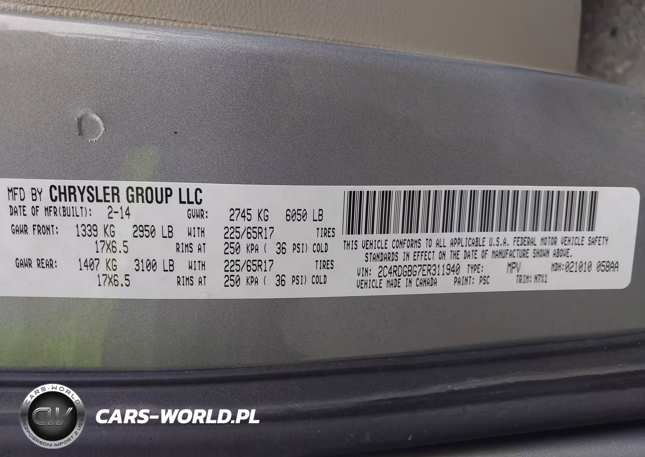 2014 Dodge Grand Caravan Se 30Th Anniversary VIN:2C4RDGBG7ER311940 - 9